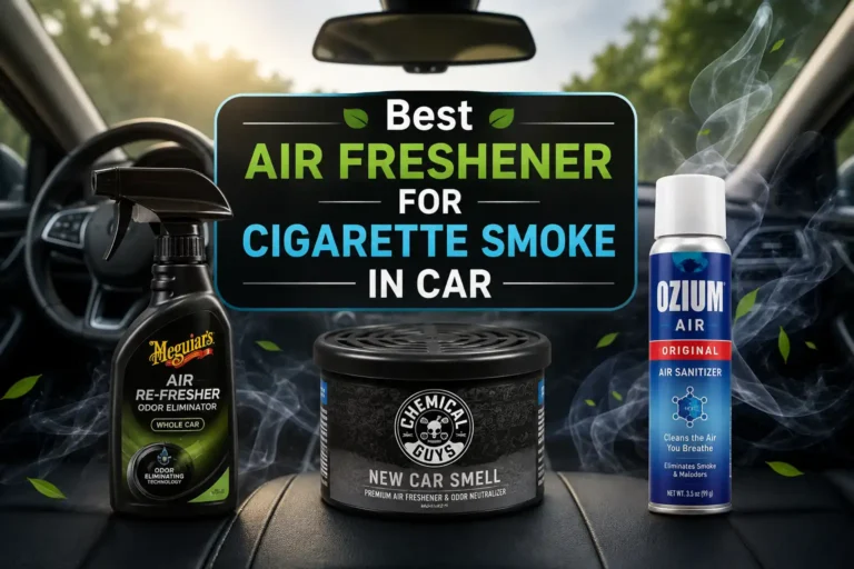 car air freshener for cigarette smoke Eater Cigarette, Cigar, Cannabis & Tobacco Odor Eliminator Spray & Car, Home, Clothes Spring Fresh Linen, 3.5 oz Aerosol Spray with Tea Tree Oil Formula If fragrance oil spills Tobacco Outlet Products, LLC |