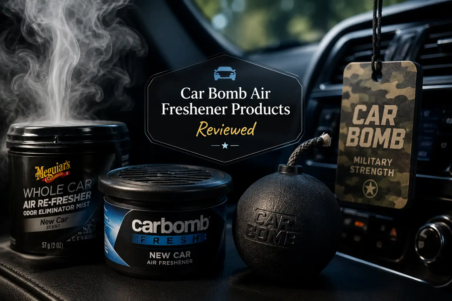 car bomb air freshener